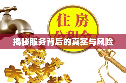 灵丘揭秘服务背后的真实与风险